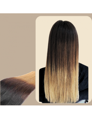 Dritto Ombre Brown Chocolate Blonde Mono Clip-In Extension Maxi Volume Band Voir les baskets