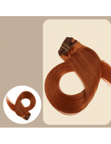 Utvidelse til Clips Premium Russian Hair Copper 50% de réduction en Octobre 2024